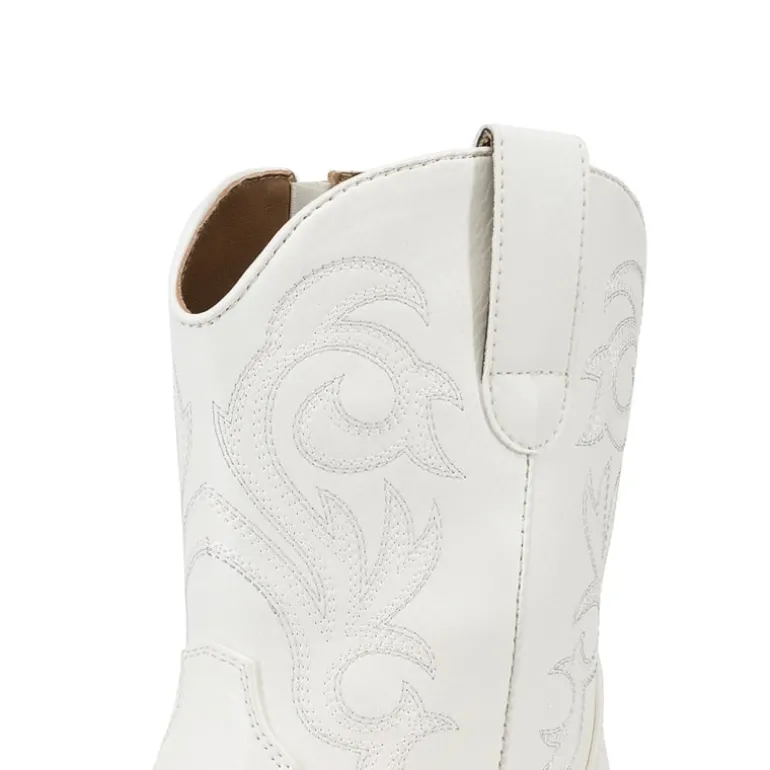 Square-toe Western Short Cowgirl Boots