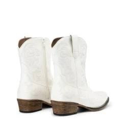 Square-toe Western Short Cowgirl Boots