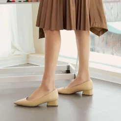 [Stand All Day Pumps] Adina Pointed Toe Low Heel Comfort Pumps