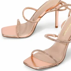 Stiletto Rhinestone Strappy Heels