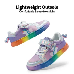 [Storybook Rainbow] Kids Breathable Fun Design Sneakers