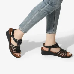Strappy Ankle Strap Wedge Sandals