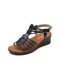 Strappy Ankle Strap Wedge Sandals