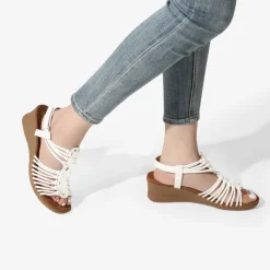 Strappy Ankle Strap Wedge Sandals