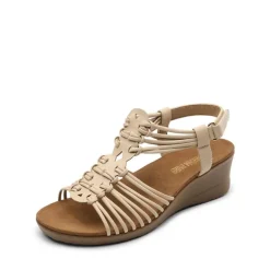 Strappy Ankle Strap Wedge Sandals