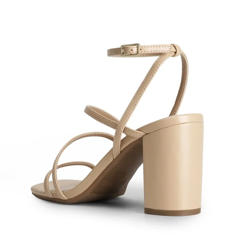 Strappy Chunky Heel Sandals