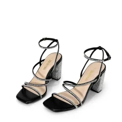 Strappy Chunky Heel Sandals