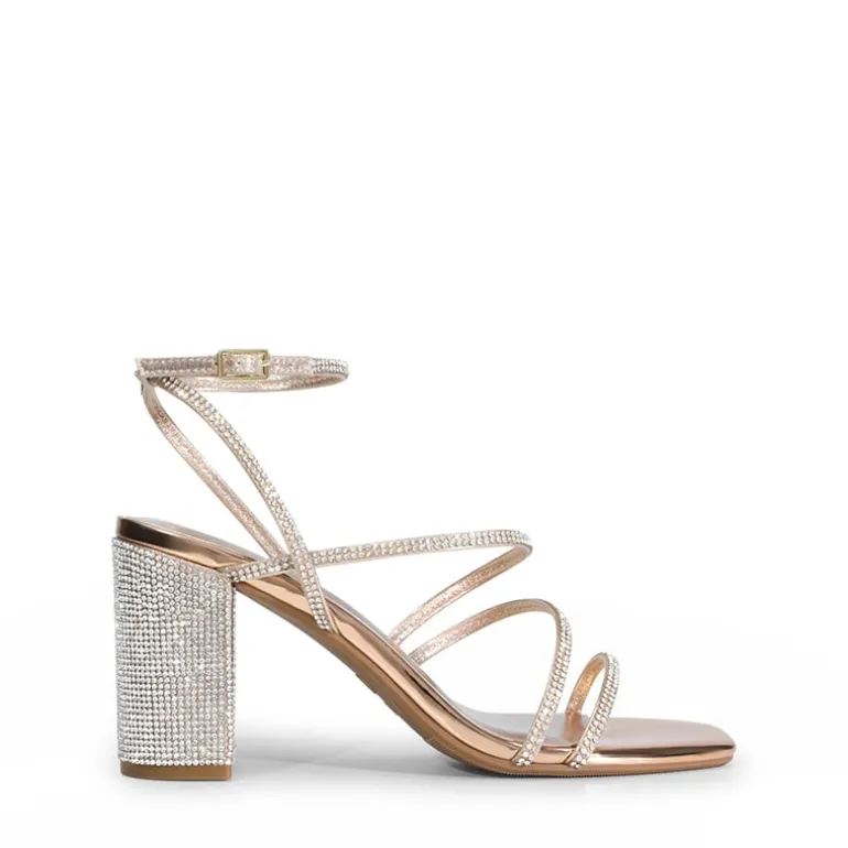 Strappy Chunky Heel Sandals