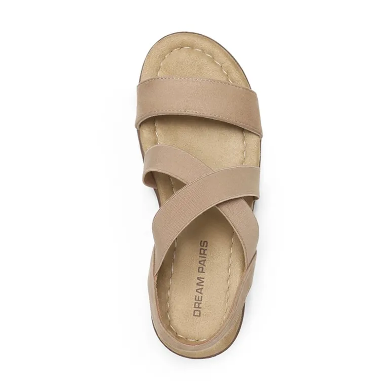 Strappy Criss Cross Flat Sandals
