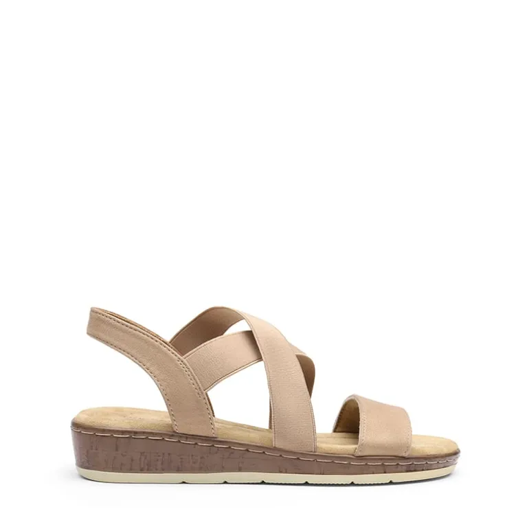 Strappy Criss Cross Flat Sandals