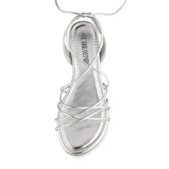 Strappy Lace Up Flat Sandals