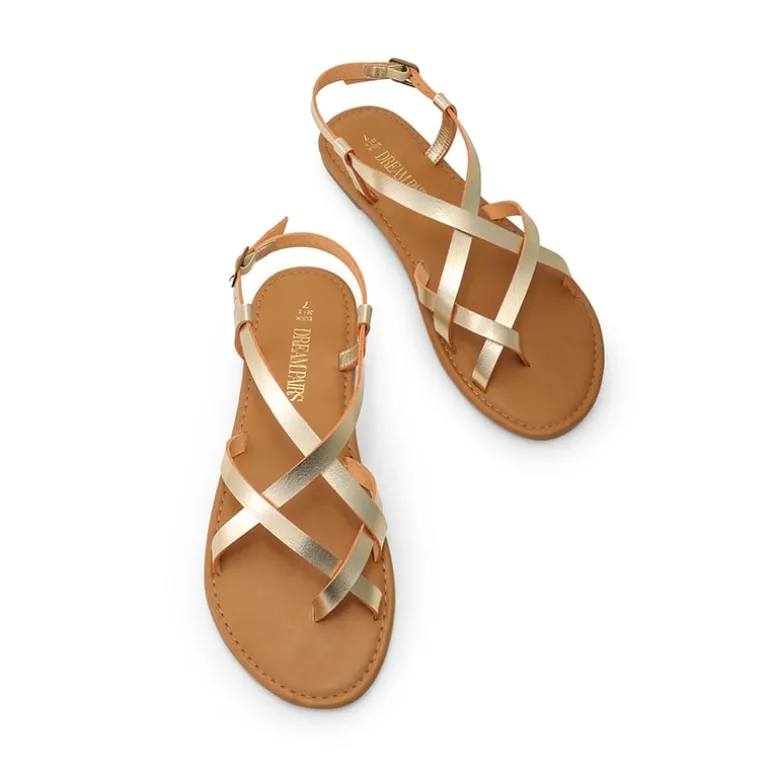 Strappy Thong Flat Sandals