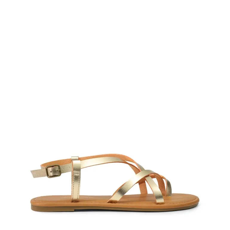 Strappy Thong Flat Sandals