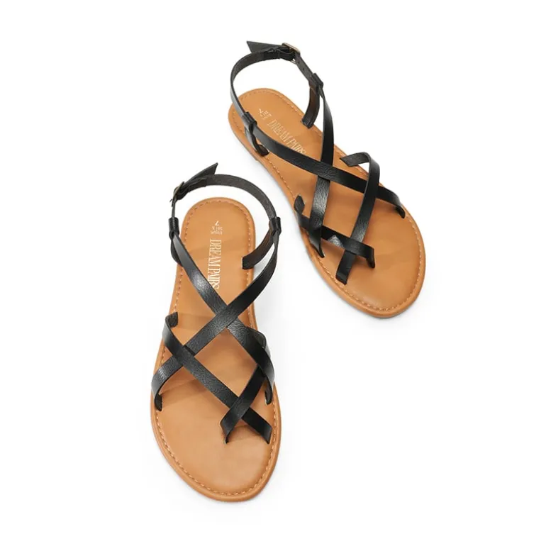 Strappy Thong Flat Sandals
