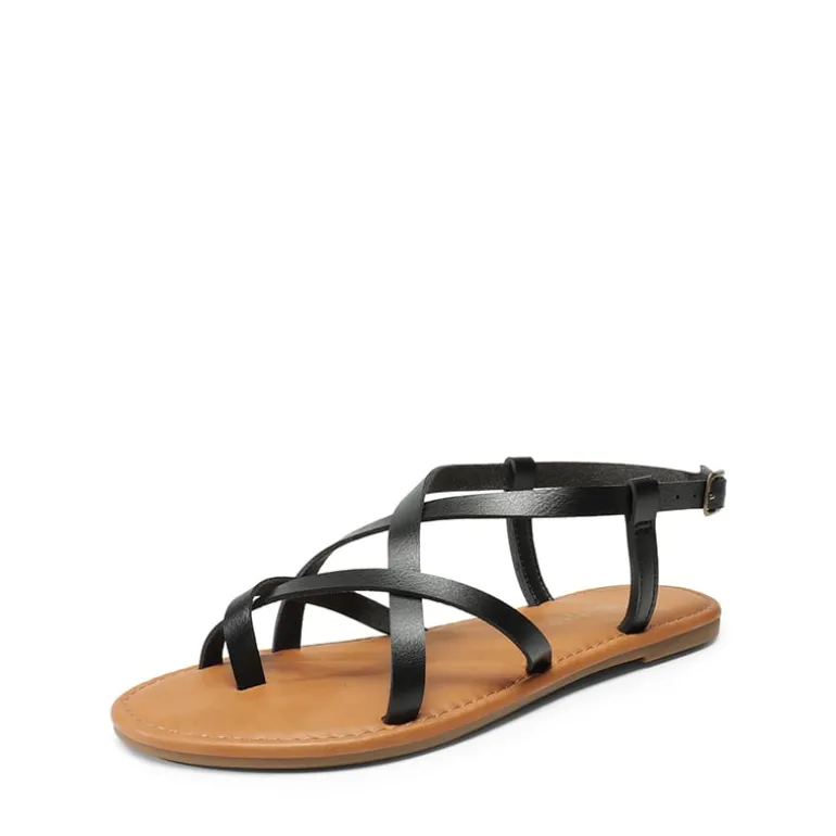 Strappy Thong Flat Sandals