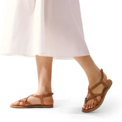 Strappy Thong Flat Sandals