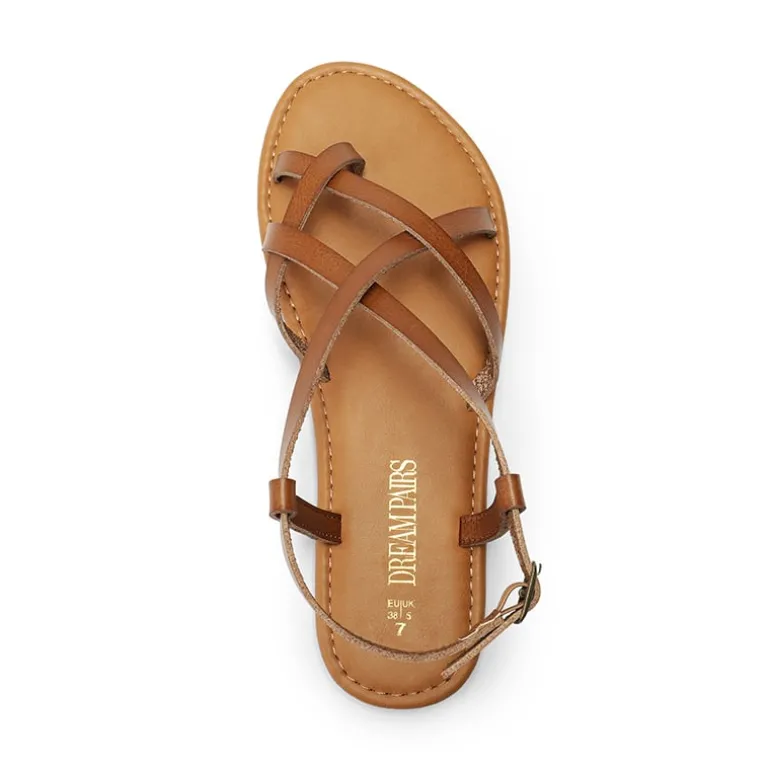 Strappy Thong Flat Sandals