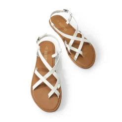 Strappy Thong Flat Sandals