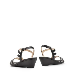 Strappy Wrapped Wedge Sandals