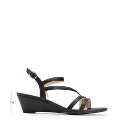 Strappy Wrapped Wedge Sandals