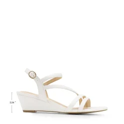 Strappy Wrapped Wedge Sandals