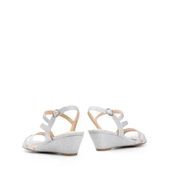 Strappy Wrapped Wedge Sandals