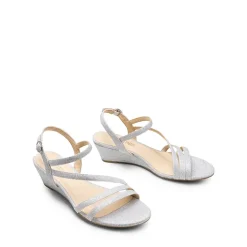 Strappy Wrapped Wedge Sandals