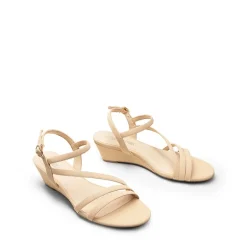 Strappy Wrapped Wedge Sandals