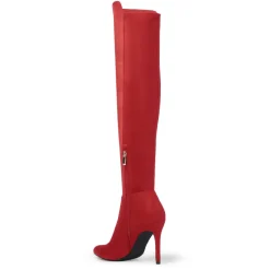 Stretch Pointed Toe Stiletto Over The Knee Boots
