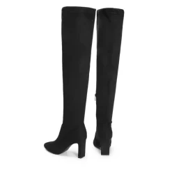 Stretch Thigh-High Boots