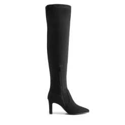 Stretch Thigh-High Boots