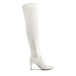 Stretch Thigh-High Boots