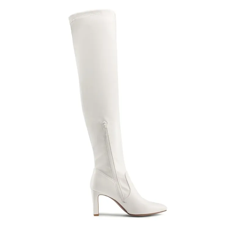 Stretch Thigh-High Boots