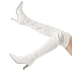 Stretch Thigh-High Boots