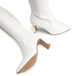 Stretch Thigh-High Boots