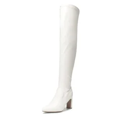 Stretch Thigh-High Boots