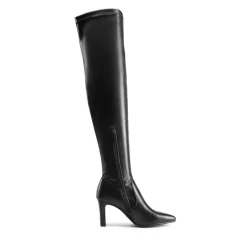 Stretch Thigh-High Boots