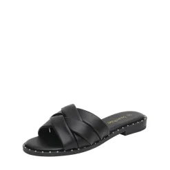 Studded Flat Slide Sandals