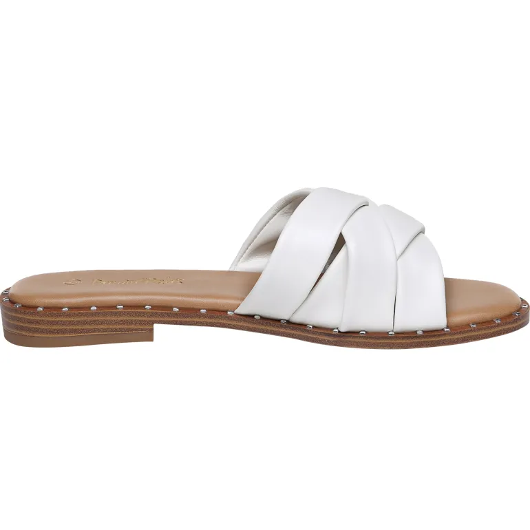 Studded Flat Slide Sandals