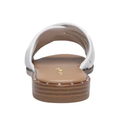 Studded Flat Slide Sandals