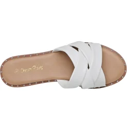 Studded Flat Slide Sandals