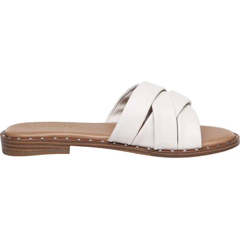 Studded Flat Slide Sandals