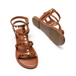 Studded Gladiator Sandals