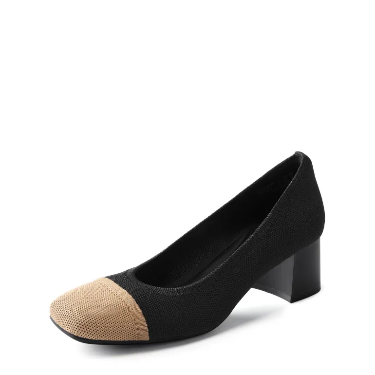 Stylish Block Heel Pumps