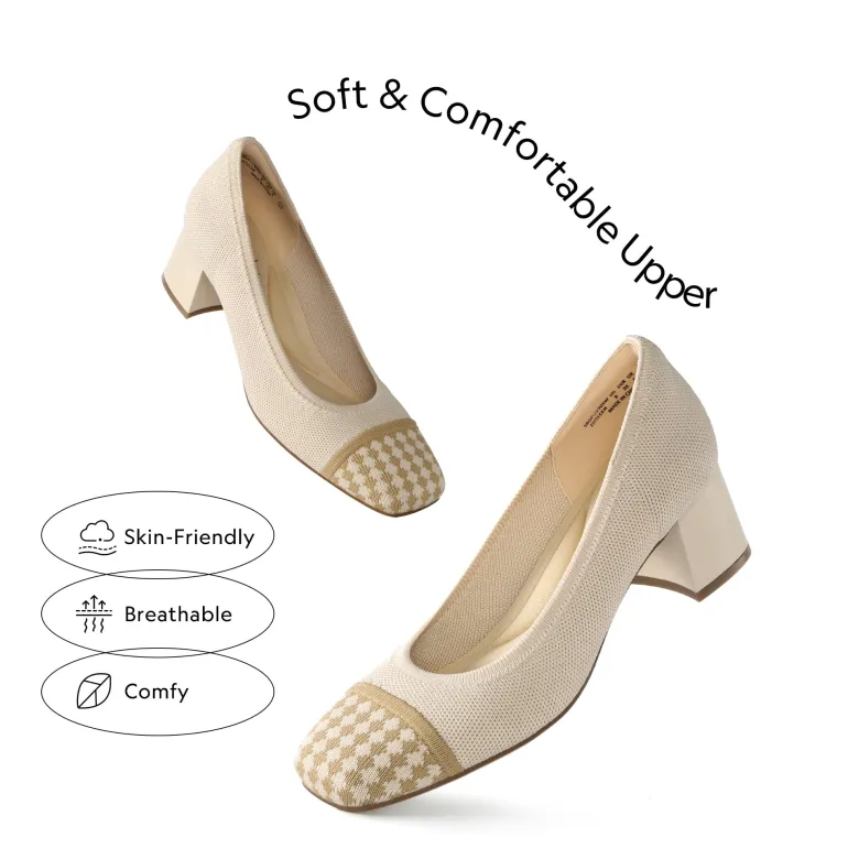 Stylish Block Heel Pumps