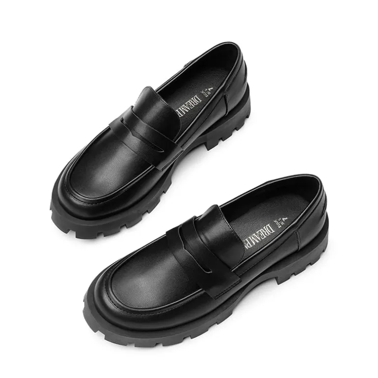 Supportive Chunky Penny Loafers