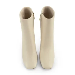 Suqare-Toe Block Heel Ankle Boots