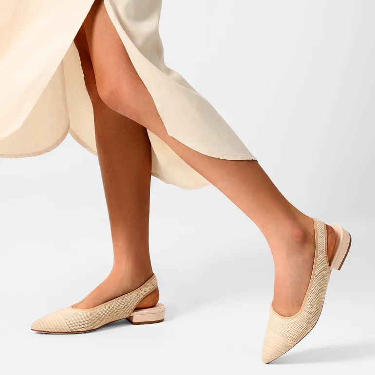 Sustainable Chic Slingback Flats