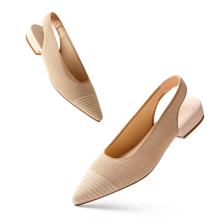 Sustainable Chic Slingback Flats