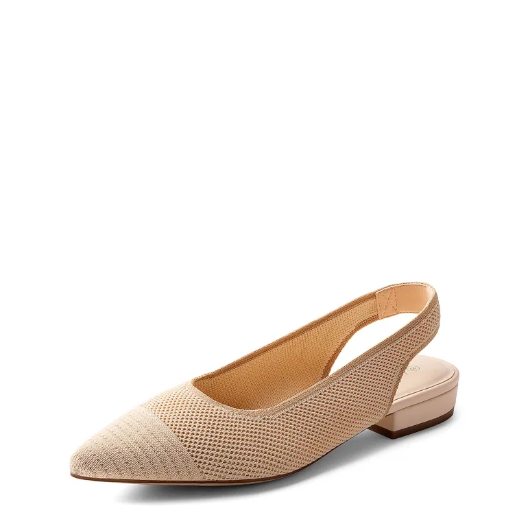 Sustainable Chic Slingback Flats
